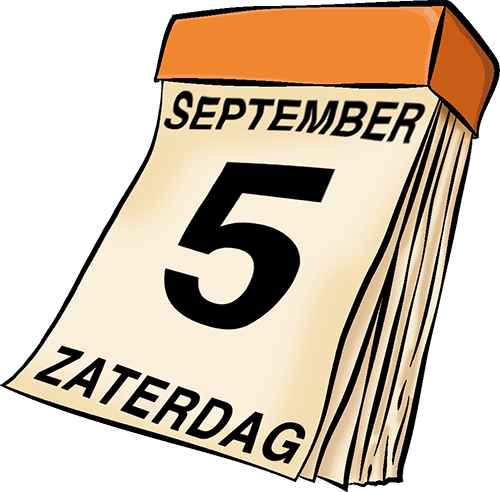 Zaterdag 5 september 2026